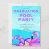 Pool Party Afstuderen Kaart (Voorkant)