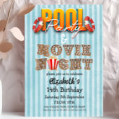 Pool Party and Movie Night Kaart