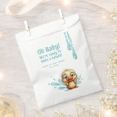 Pool Party baby shower Bedankzakje (Geknipt)