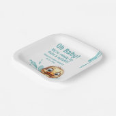 Pool Party baby shower Papieren Bordje (Gebogen)