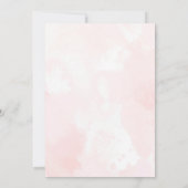 Pool Party Baby Shower Pink Splish Splash Bash Kaart (Achterkant)