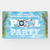 Pool Party Banner - Birthday Celebration Decor (Horizontaal)