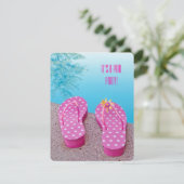 Pool Party Bash Kaart (Staand voorkant)