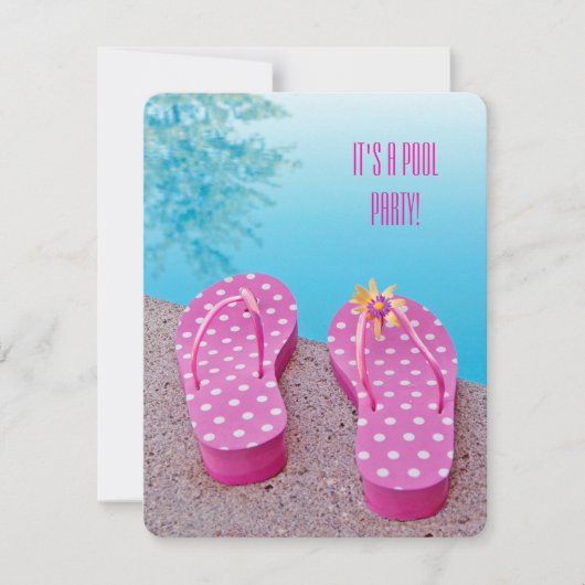 Pool Party Bash Kaart (Voorkant)