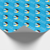 Pool Party Beach Ball Graduparty Cadeaupapier (Hoek)