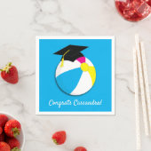 Pool Party Beach Ball Graduparty Servet (Insitu)