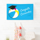 Pool Party Beach Ball Graduparty Spandoek (Insitu)