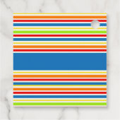 Pool Party Beach Ball Splash Bedankjes Labels (Achterkant)