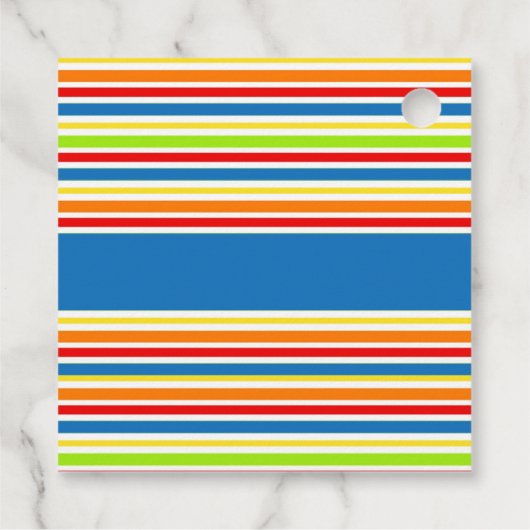 Pool Party Beach Ball Splash Bedankjes Labels (Achterkant)