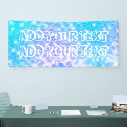 Pool party Beach party Summer party Tropisch feest Spandoek (Beurs)