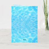 Pool Party Beach Party Summer Party Water Textures (Achterkant)