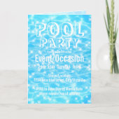 Pool Party Beach Party Summer Party Water Textures (Voorkant)