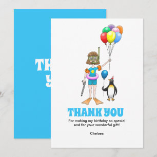 Pool Party Bedankkaart