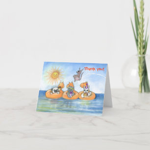 Pool Party Bedankt voor je briefkaart