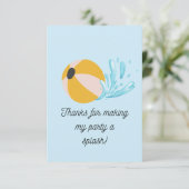 Pool Party - Bedankt voor je creditcard (Staand voorkant)