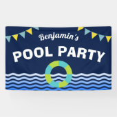Pool Party Birthday Banner (Horizontaal)
