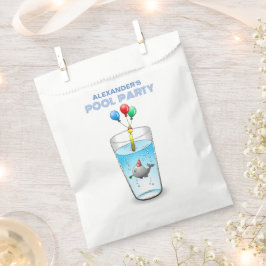 Pool Party Birthday Bedankzakje