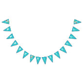 Pool Party Birthday Bunting Banner (Alle)