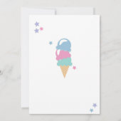 Pool Party Birthday Invitation Kaart (Achterkant)