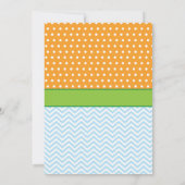 Pool Party Birthday Invitation Splish Splash Boy Kaart (Achterkant)