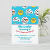 Pool Party Birthday Invitation Swimming Summer Kaart (Staand voorkant)