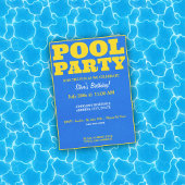 Pool Party Birthday Kaart