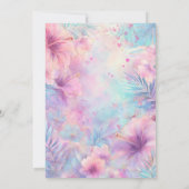 Pool Party Birthday | Pool Party  Kaart (Achterkant)