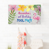 Pool Party Birthday Spandoek (Insitu)