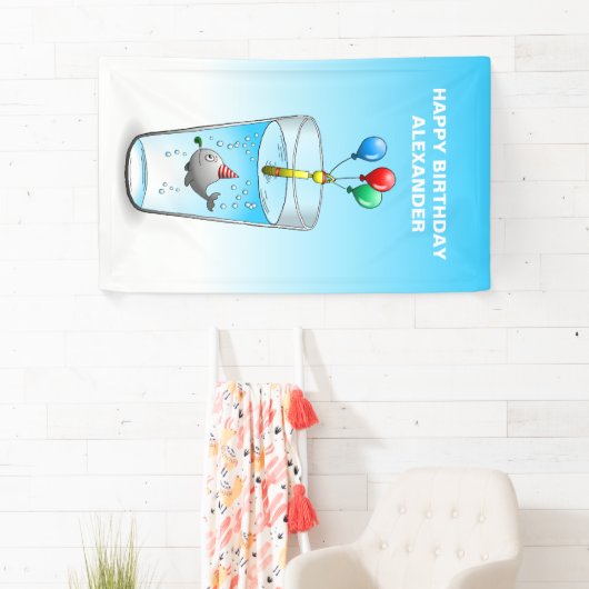 Pool Party Birthday Spandoek (Insitu)