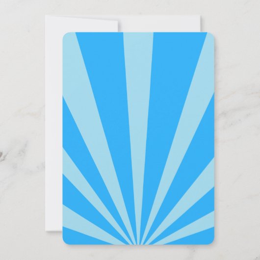 Pool Party Birthday-uitnodigingen Kaart (Achterkant)