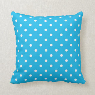 Pool Party Blue Polka Dots Kussen