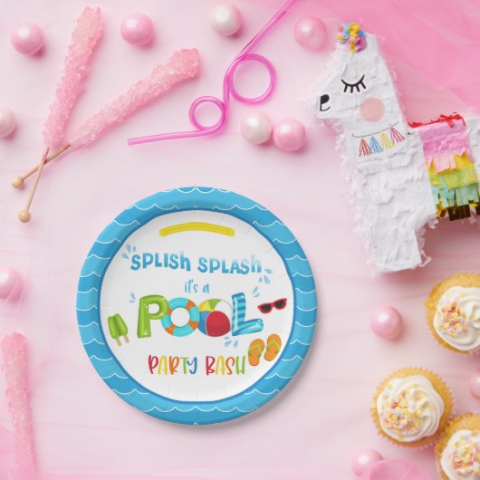 Pool Party Bord - Boy WH (Feest)
