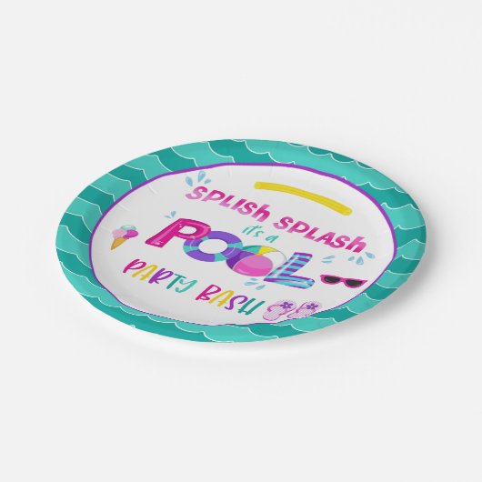 Pool Party Bord - Girl WH (Gekanteld)