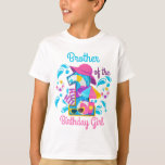 Pool Party Brother of the First Birthday Summer T-shirt<br><div class="desc">Viel uw verjaardag met dit speciale T-shirt,  speciaal en gepersonaliseerd ontwerp</div>
