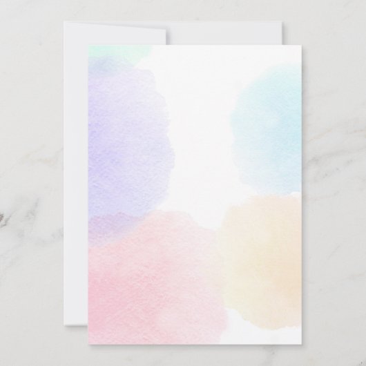 Pool party call Flamingo Tropical Pineapple Kaart (Achterkant)