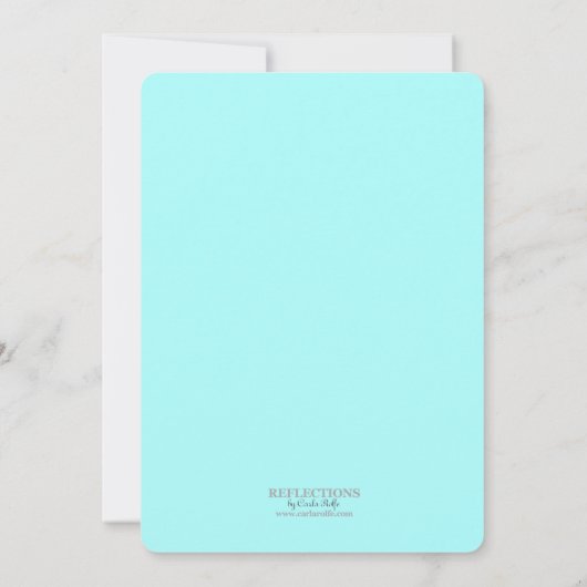 Pool Party Celebration Invitation Kaart (Achterkant)