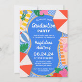 Pool Party Class van 2024 High School Afstuderen Kaart (Voorkant)