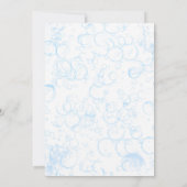 Pool Party Cocktail Vrijgezellenfeest Kaart (Achterkant)