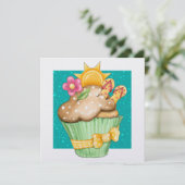 Pool Party Cupcake ! - SRF Kaart (Staand voorkant)