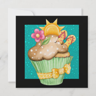 Pool Party Cupcake ! - SRF Kaart