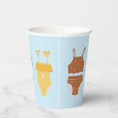 Pool Party Cups | Badpakken Papieren Bekers (Rechts)
