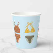 Pool Party Cups | Badpakken Papieren Bekers (Voorkant)