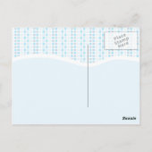 Pool Party Dank u Briefkaart - Meisje (Achterkant)