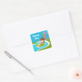 Pool Party Dank u Sticker (Envelop)