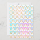 Pool Party Eenhoorn Kaart (Achterkant)