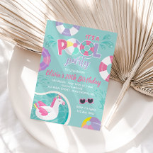 Pool Party Eenhoorn zwembad zweven roze Zomer Verj