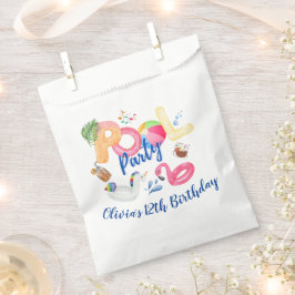 Pool Party Favor Tassen Bedankzakje