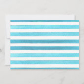 Pool Party Flip Flop Invitation Kaart (Achterkant)