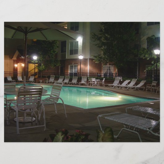 Pool Party Flyer (Achterkant)