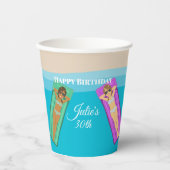 Pool Party for 30th Birthday Papieren Bekers (Voorkant)
